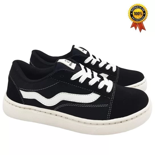 Tênis Retro Premium para Skate - Modelo 4048 - Cor Branca