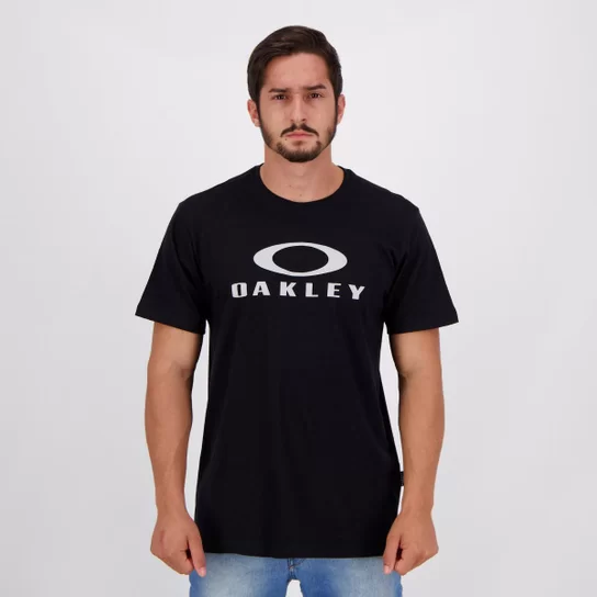 Camiseta Oakley O Bark SS Preta - Cor Preta