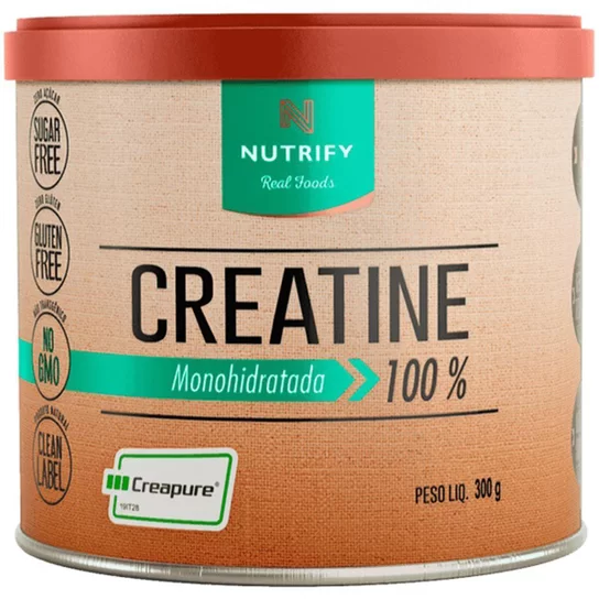 Creatina Monohidratada 100% Creapure Importada da Alemanha - 300g pela Nutrify