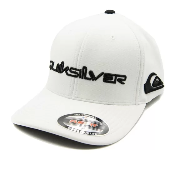 Boné Quiksilver Aba Curva com Bordado Omni SM24 - Branco.