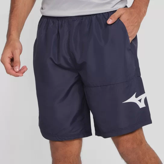 Bermuda Mizuno Run Bird Masculina - Azul Escuro