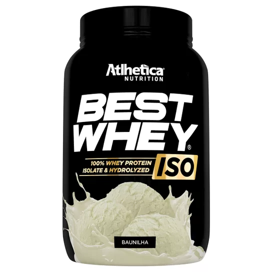 Proteína Isolada Whey Best Atlhetica Nutrition 900g baunilha