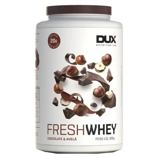 Fresh Whey - 900g - Chocolate Belga e Avelã - Dux Nutrition