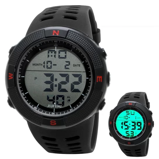 Relógio Esportivo Masculino Xufeng G Digital à Prova D água XF312 - Preto