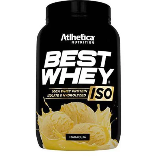 Melhor Proteína Isolada Whey da Atlhetica Nutrition 900g maracujá