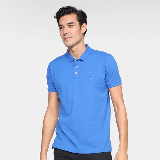 camiseta polo original masculina reserva cor azul claro