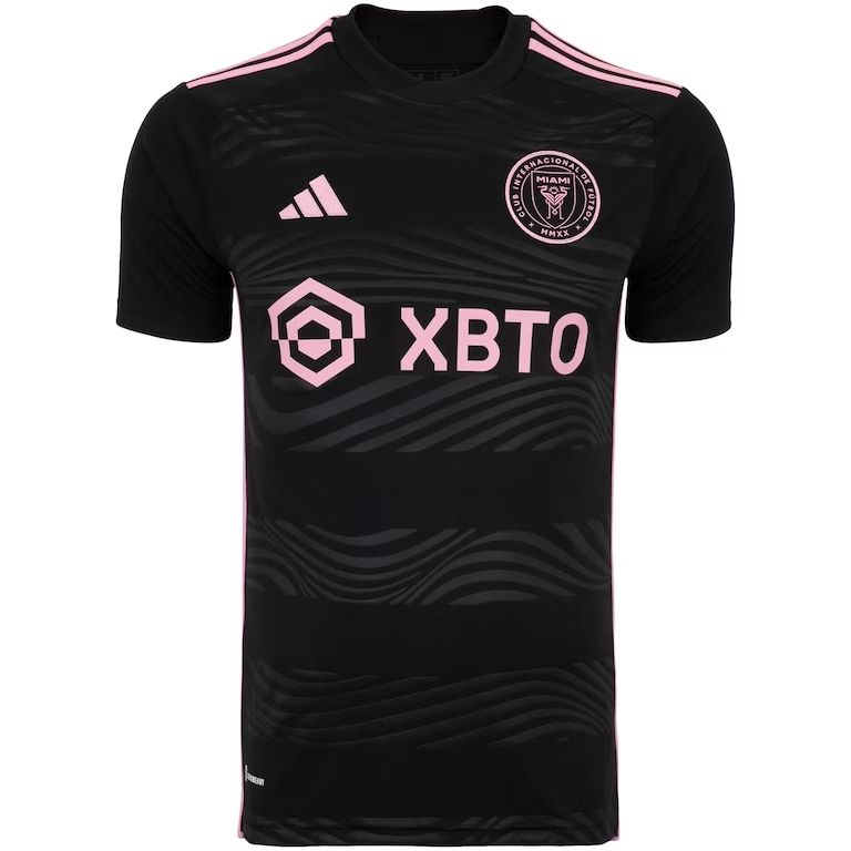 camiseta de time original cor preto com rosa -  Inter Miami