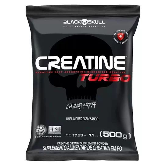 creatine Turbo 500g sabor natural - fonte de produção de energia